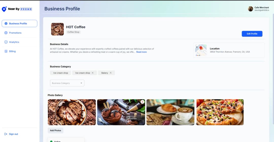 Create Your Business Profile